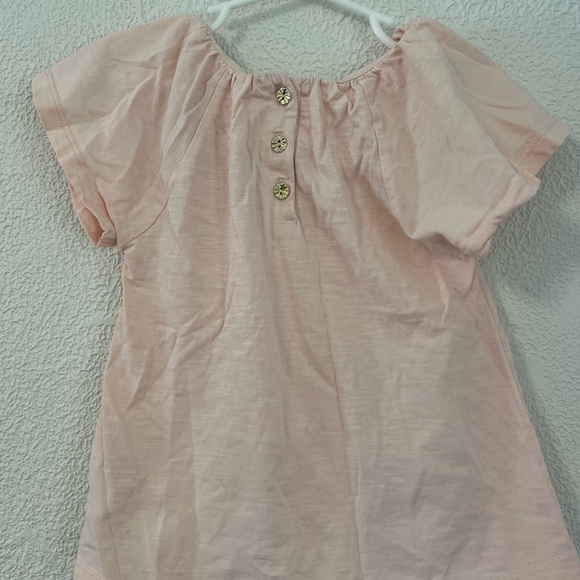 Girl’s Pink Ruffle Top - Picture 2 of 2